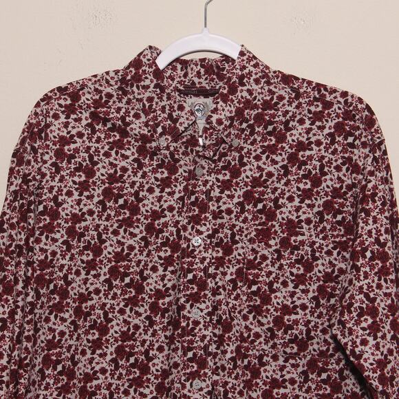 Vintage Cinch Cotton Floral Western Shirt Size Large (Tag is wrong) - Picture 3 of 11